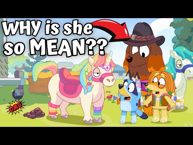 Bluey MARKETS Theory & Breakdown: Rude Pony Lady? Deleted Scene over censorship? Easter eggs & more!