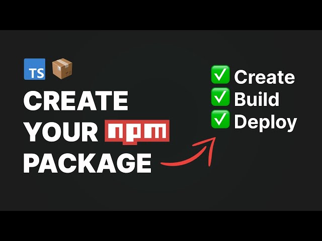 How to make your own NPM package (Step-by-Step) 📦