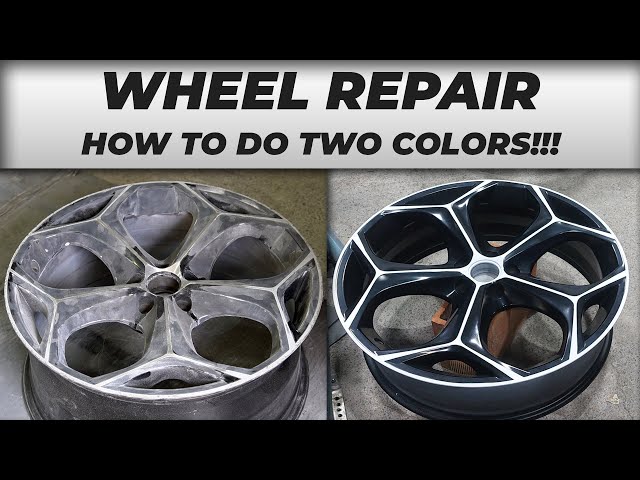 Wheel Restoration TWO COLORS! Tips and Tricks!!!