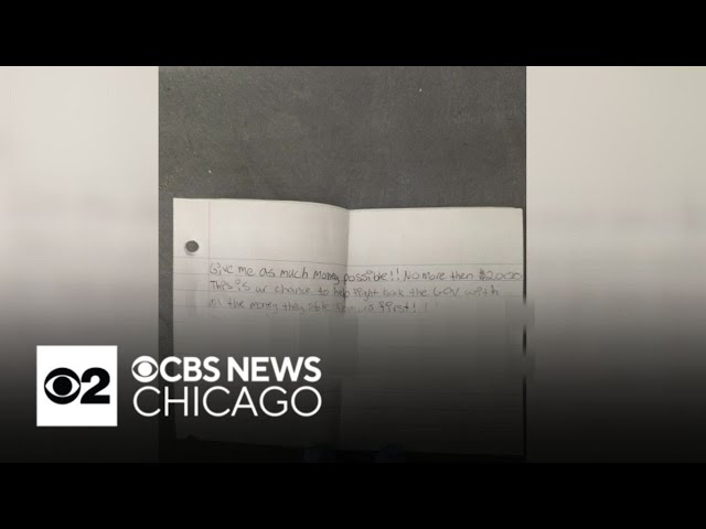 FBI: Suspected bank robber leaves curious note