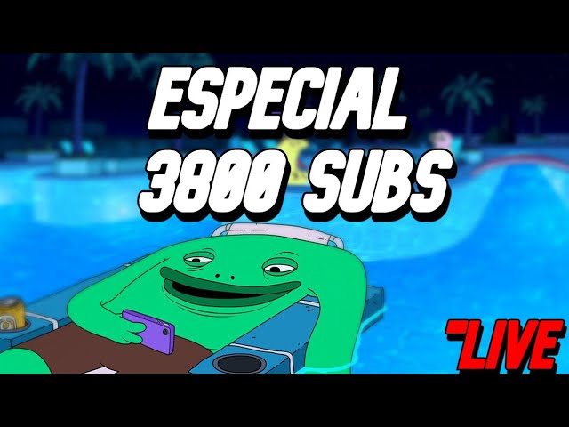 Especial 3800 Subs Pool Stream 🏊🏼