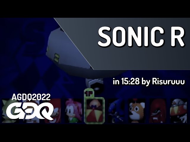 Sonic R by Risuruuu in 15:28 - AGDQ 2022 Online