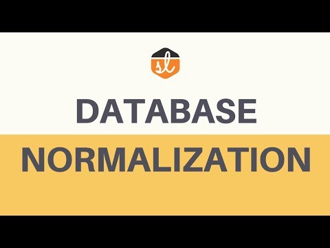 Database Normalization - 1NF, 2NF, 3NF, BCNF, 4NF and 5NF