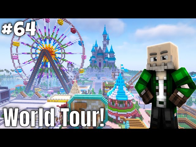 Minecraft Survival WORLD TOUR: Theme Park and Frostmire Castle! - Day 5,000 [ep. 64]