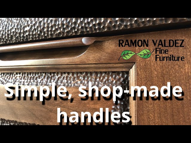 Beautiful, yet simple shop-made handles