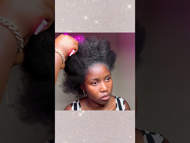 4c natural hairstyle 💖💞