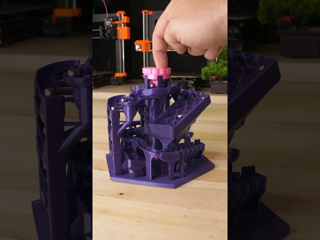 Apex - 3D Printed Marble Machine | Elegant Marble Machines | 3D Printing Ideas