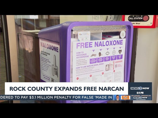 Rock County Health Department's efforts to provide free Narcan continues to expand
