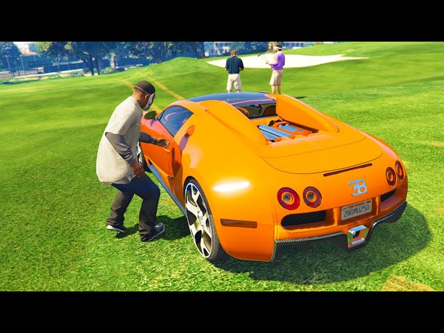 GTA 5 Stealing Super Cars with Franklin #3 (GTA 5 Stealing Expensive Cars)