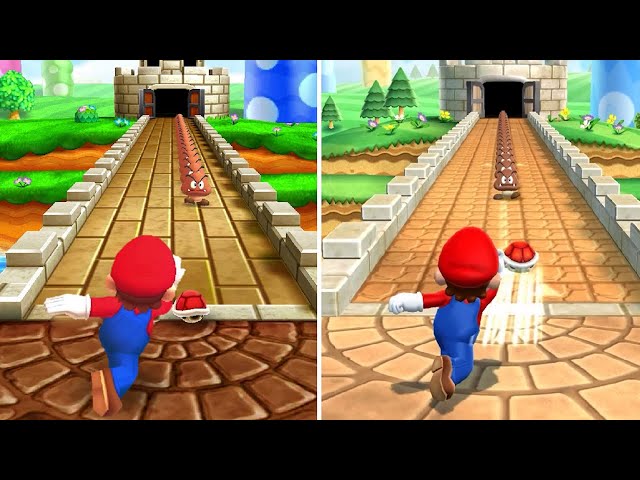 Mario Party The Top 100 vs Mario Party Wii - All Minigames Comparison