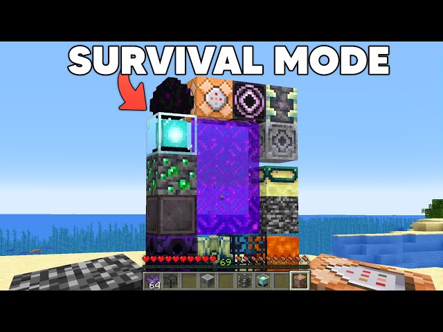 Making This ILLEGAL Portal in Survival Minecraft SMP