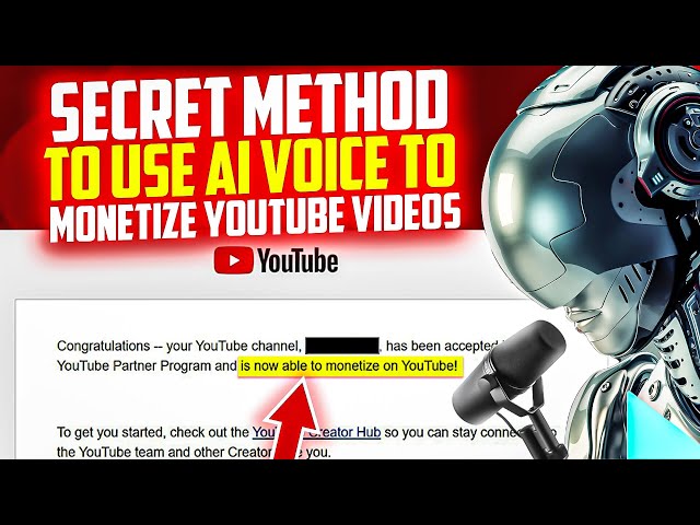 SECRET Method to Use AI Voice to Monetize YouTube Videos