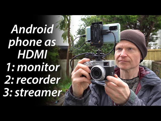 Android phone as HDMI monitor, recorder and streamer! ACCSOON M1 review