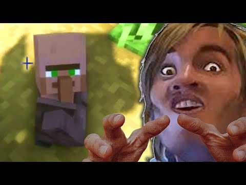 Rescuing Villagers in Minecraft   - Minecraft Hardcore #9