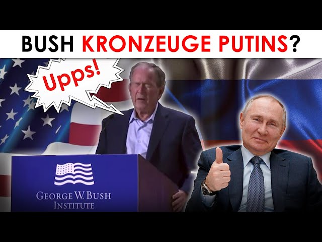 Ex-US-Präsident Bush Kronzeuge für Wladimir Putin? Unglaubliche Filmszenen! Beweise öffentlich!