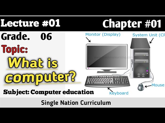 Lec#01/chapter#01/what is computer/Computer education/Class#06/Khan Toturial /pashto language.