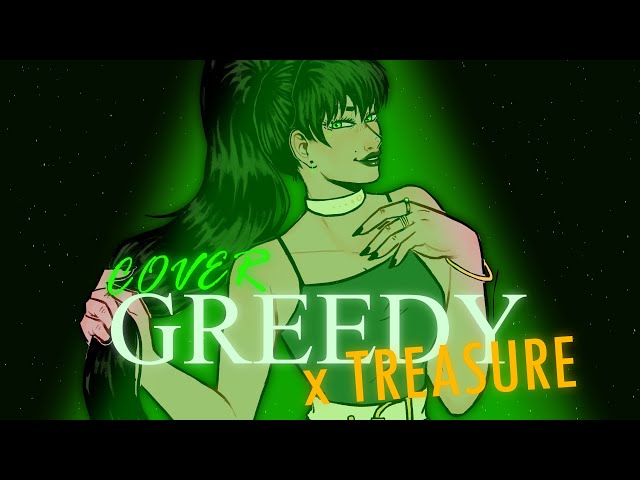 Greedy x Treasure COVER (Bruno Mars, Ariana Grande MASHUP) LYRIC VIDEO