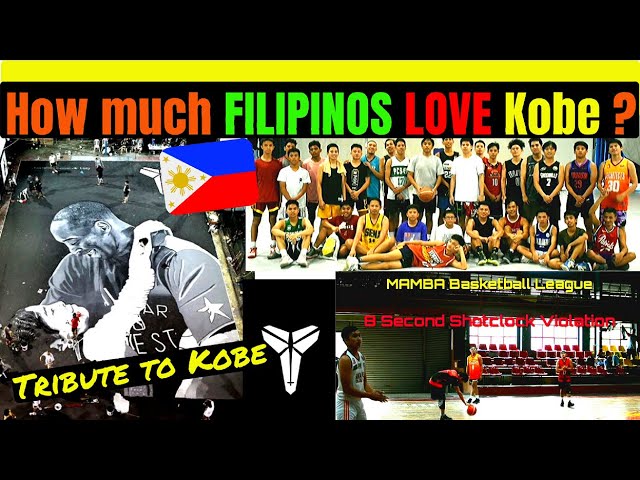 How Much Filipinos Love Kobe ? Amateur filipino basketball players pay tribute to Kobe