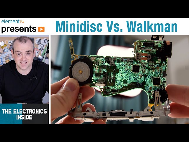 Minidisc MZ-R410 vs 2000's WM-EX631 Walkman Teardown - The Electronics Inside