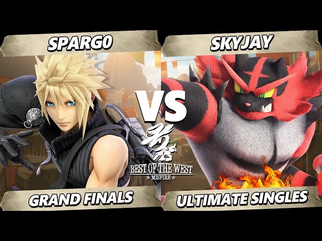 Best of the West II GRAND FINALS - Spargo (Cloud) Vs. Skyjay (Incineroar) Smash Ultimate - SSBU