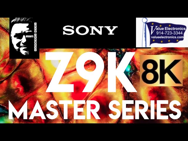 SONY Z9K 8K MASTER SERIES LED!! SONY'S MINI LED FLAGSHIP.  UNBOXING, SET UP AND FIRST IMPRESSIONS.