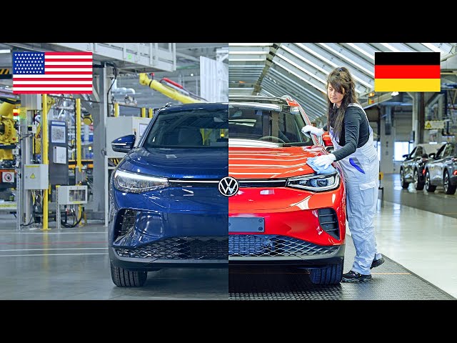 Volkswagen ID.4 PRODUCTION Comparison | USA vs Germany