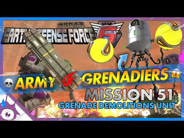 Earth Defense Force 6 - Mission 51 (English Version) - Grenade Demolitions Unit - Ranger - PS5
