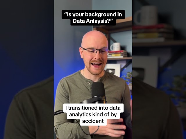 Is my background in Data Analytics?