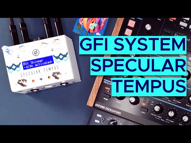 GFI System Specular Tempus Sound Demo (no talking) with Novation Peak synthesizer