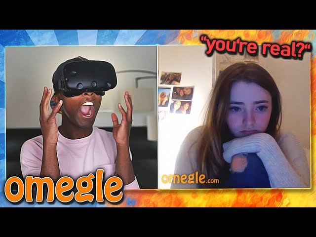 Omegle... but I CAN'T LEAVE VR Challenge (Funny Moments)