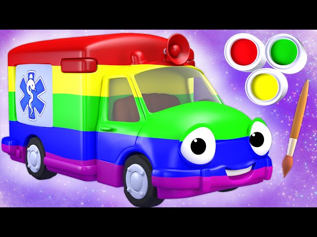 Rainbow Rides: Learn Colors with Finger Family and Kids