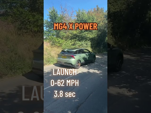 MG4 EV XPOWER LAUNCH-ITS RAPID! 0-62mph -3.8 Seconds #mg #mg4 #mg4xpower #