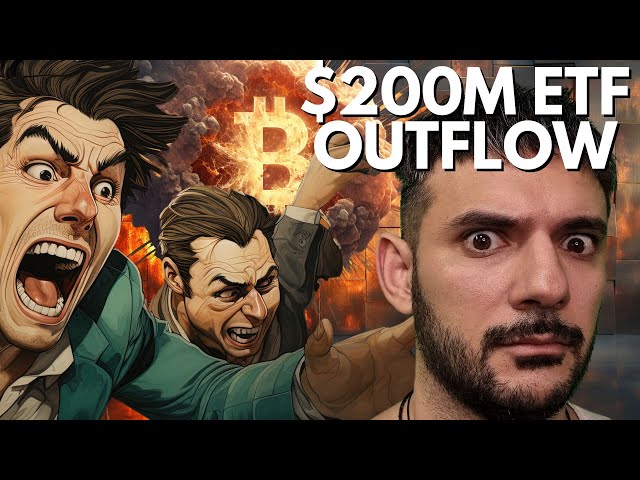 SURPRISE $200M BITCOIN ETF OUTFLOW