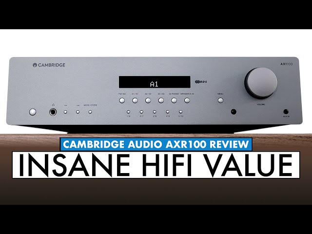 AMPLIFIER UNDER 500!! AXR100 Amplifier Review - Cambridge Audio AXR100