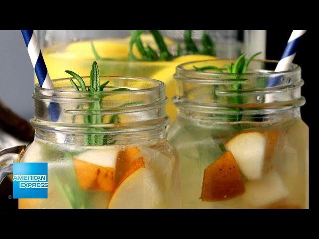 Citrus Pear Rosemary Mocktail | Epic Everyday | American Express