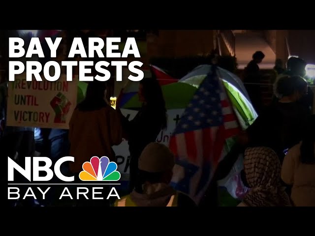 Pro-Palestine demonstrators protest at Stanford, UC Berkeley