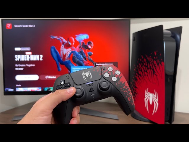 Setting Up My Spider Man 2 Limited Edition PS5 for The First Time