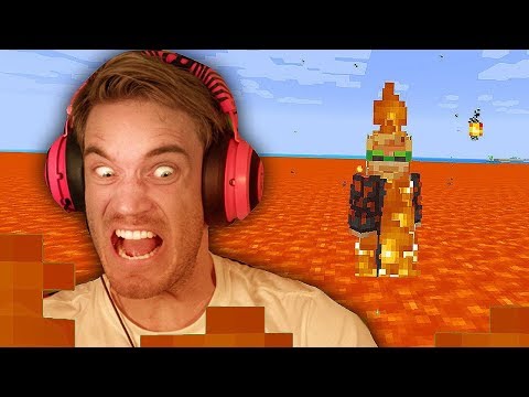 Minecraft but the FLOOR IS LAVA