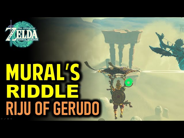 Red Pillars & Light Puzzle | Riju of Gerudo Town - Mural's Riddle | Zelda Tears of the Kingdom
