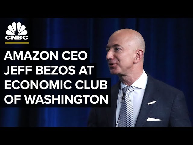 Jeff Bezos At The Economic Club Of Washington (9/13/18)