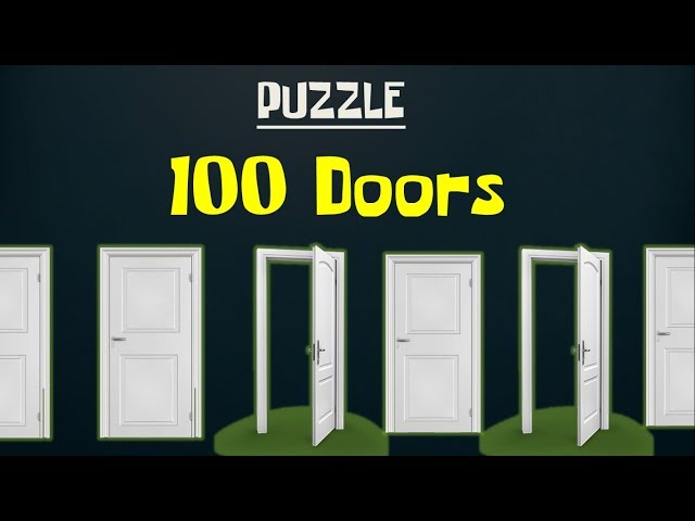 100 Doors Puzzle || Hard Puzzle for Genius minds