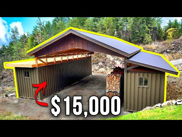 Building a Budget DIY Container Shop (Full Build)
