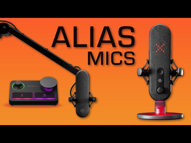 SteelSeries Alias Microphones - USB and XLR Beasts for Content Creators and More!