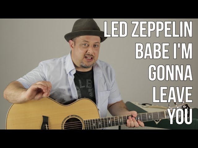 Led Zeppelin Babe I'm Gonna Leave You Guitar Lesson + Tutorial