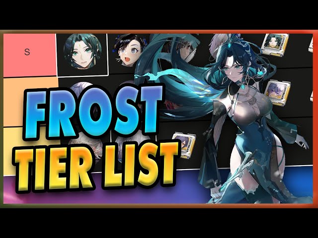 [UPDATED] FROST TIER LIST For Patch 3.3 - Featuring Ling Han | Tower Of Fantasy