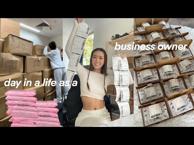 a day in a life of a small business owner 📦