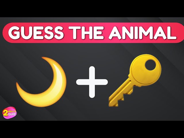Guess The Animal By Emoji | Emoji Quiz