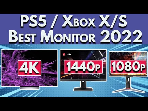 🎮 Best Monitor PS5 / Xbox Series X & S (2022) 1080p, 1440p, 4K. Best Monitor for Xbox Series X / S