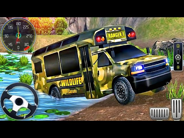 Zoo Bus Animals Driver 3D - School Bus Simulator Driving - Android GamePlay #4