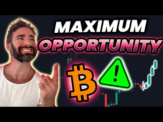 Is Bitcoin About to MOON?! Today is the day of Maximum Opportunity